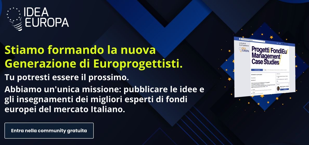 DIVENTA EUROPROGETTISTA